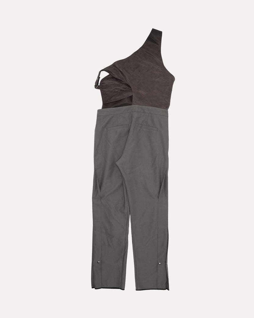 Contrast Texture Overalls