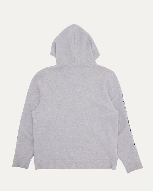 Embroidered Cashmere Hoodie