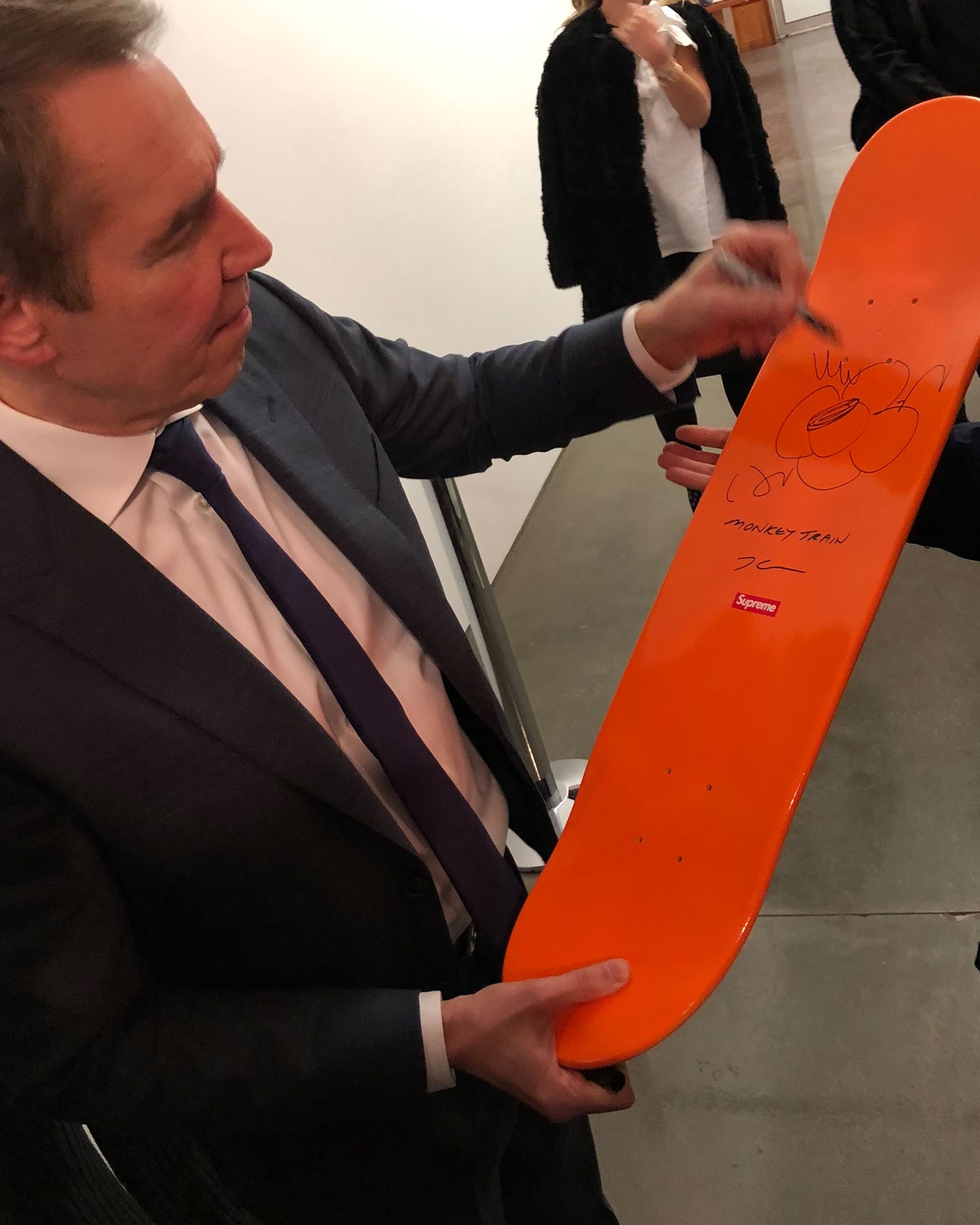 Jeff Koons Signed Set of Three Skateboard Decks