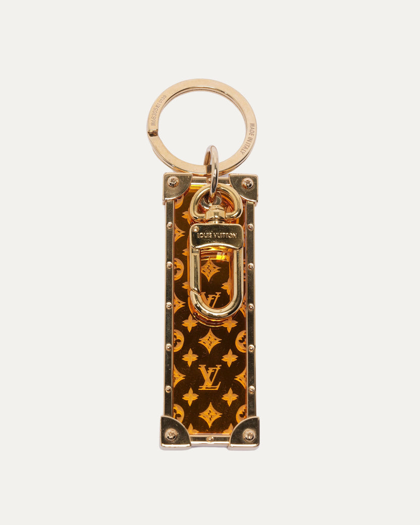 Yellow Monogram Keychain