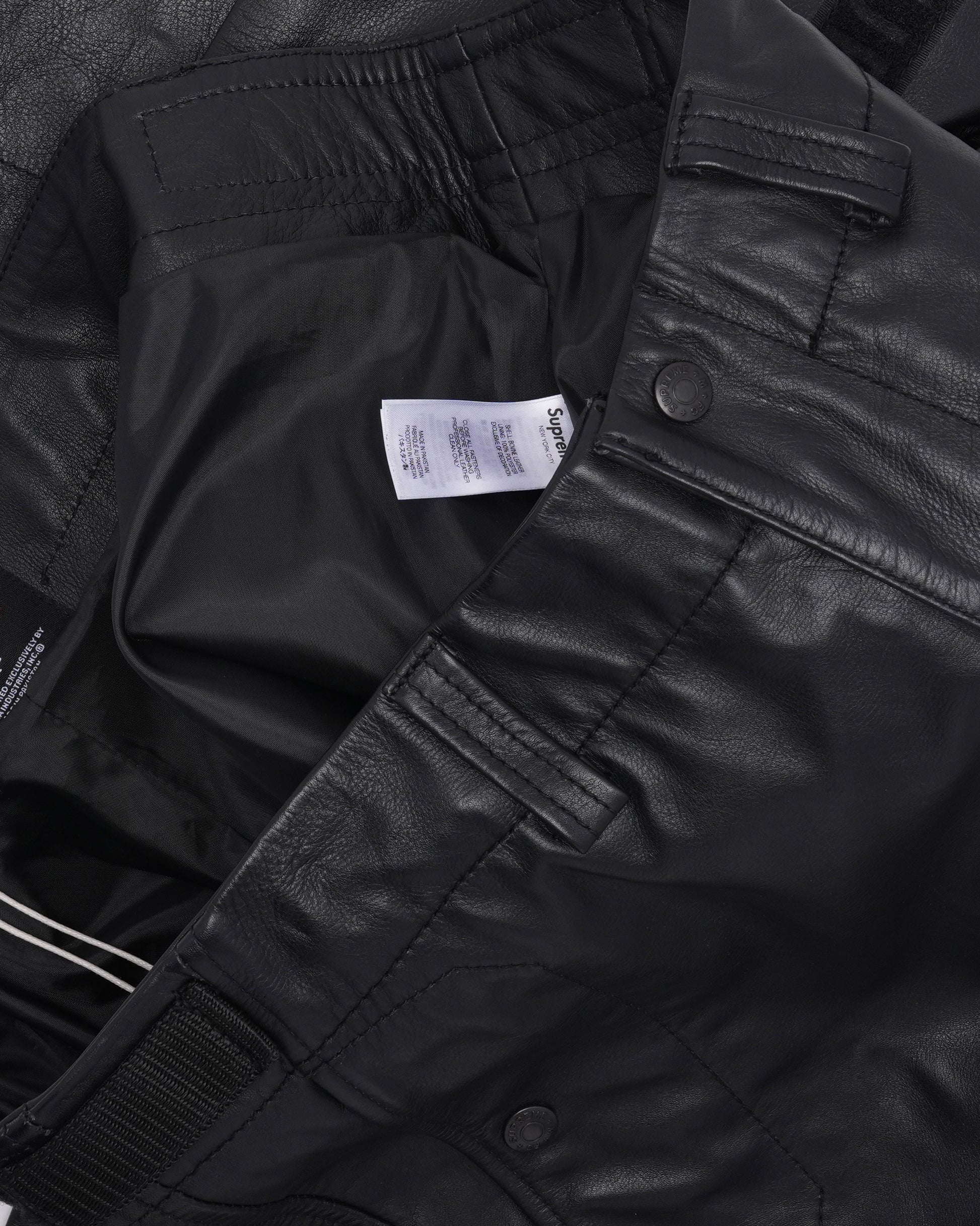 Marithé + François Girbaud Shuttle Tape Leather Cargo Pant