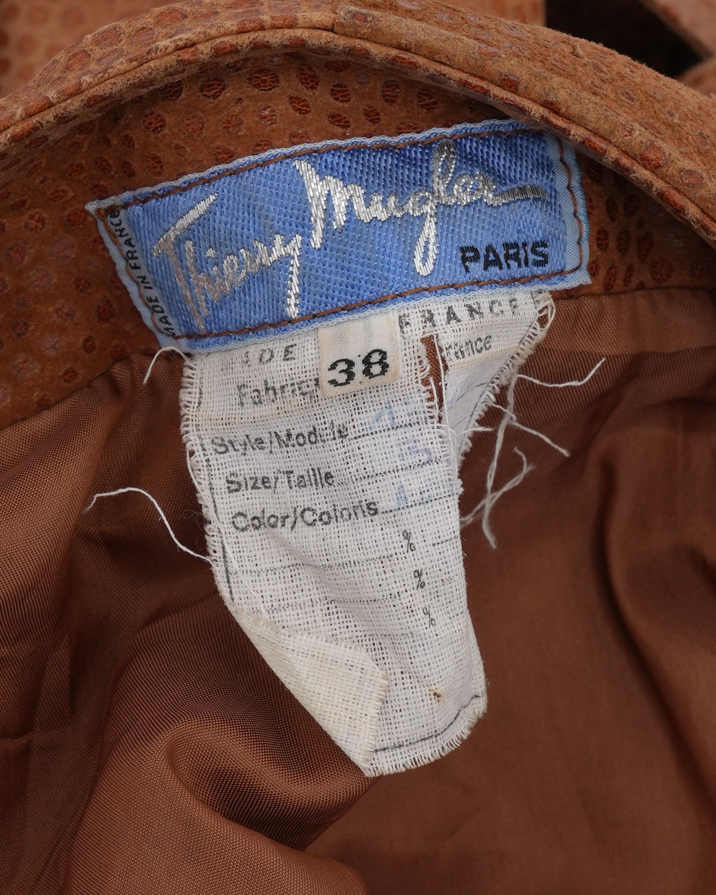 Embossed Leather Jacket