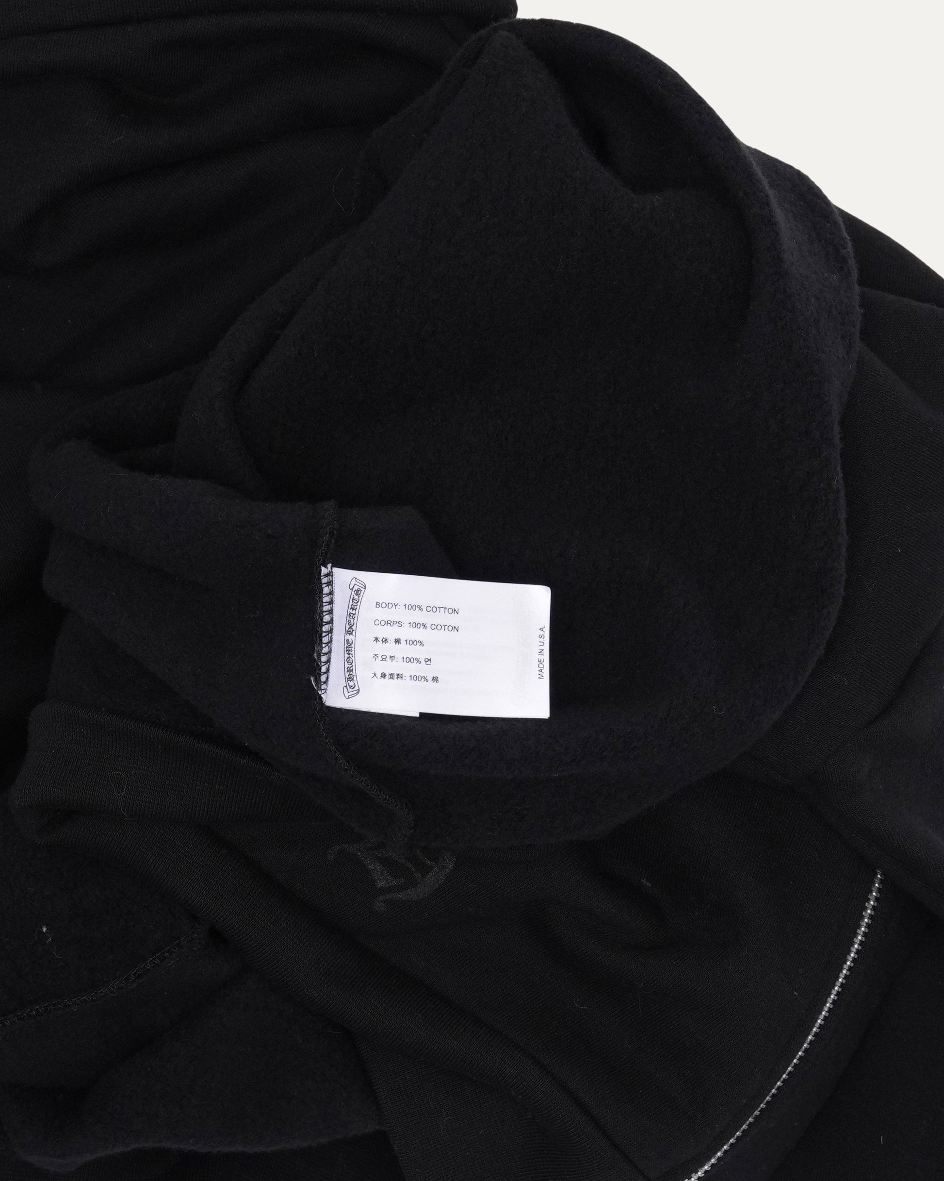 Vertical Logo Zip Up Hoodie