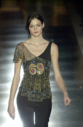 Stella McCartney Era FW 2000 Beaded Top And Skirt