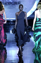 FW 2000 Runway Gown With Fur Trim