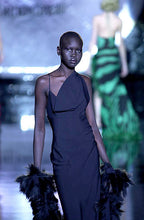 FW 2000 Runway Gown With Fur Trim