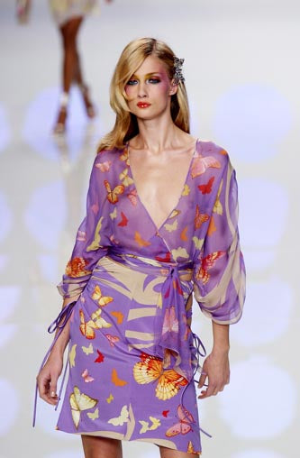 SS 2004 Butterfly Print Runway Top