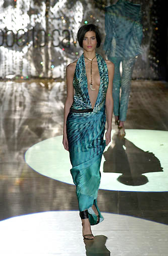 SS 2001 Psychedelic Print Gown