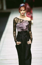 FW 1997 Ruffled Corset Top