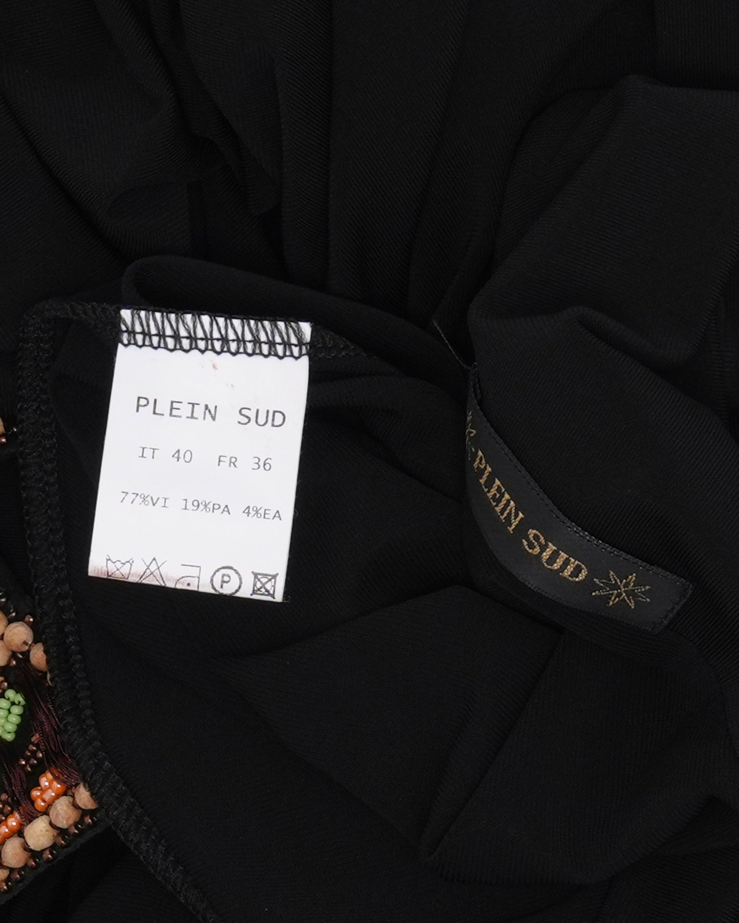 Backless Gown with Bead Detail