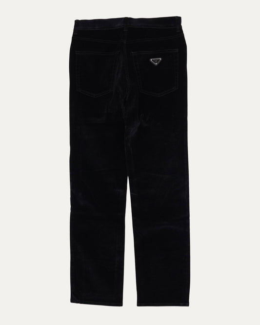 Slim Fit Velvet Jeans