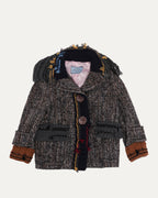 Multi Material Cardigan