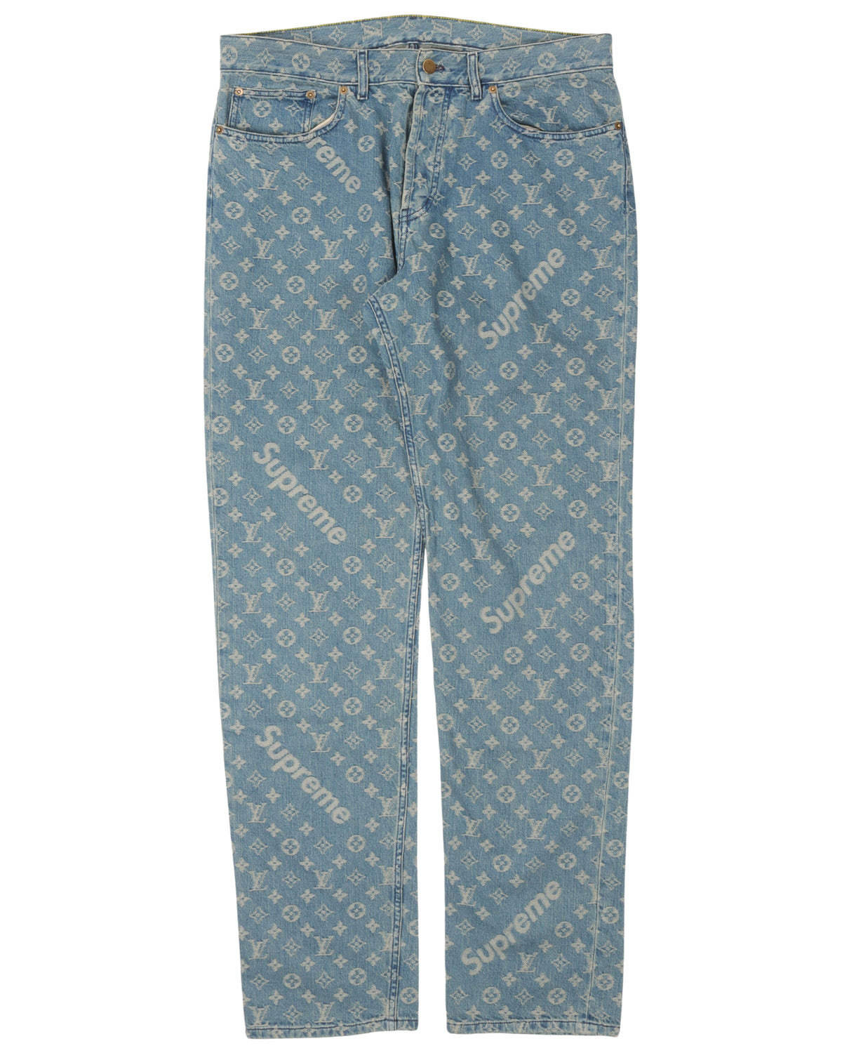 Supreme Monogram Denim Jeans