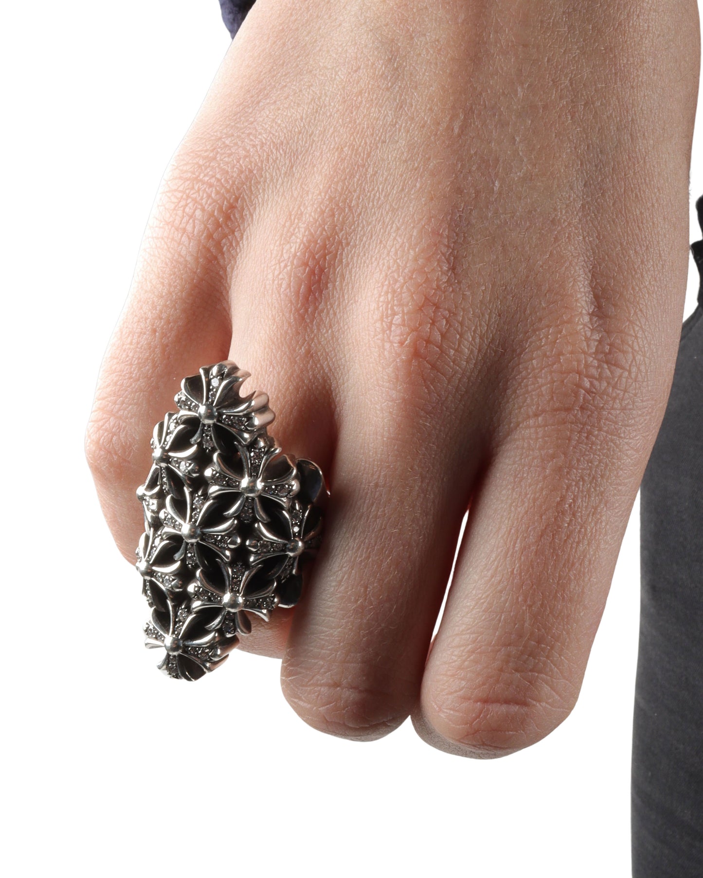 72 Diamond Chain Maille Ring