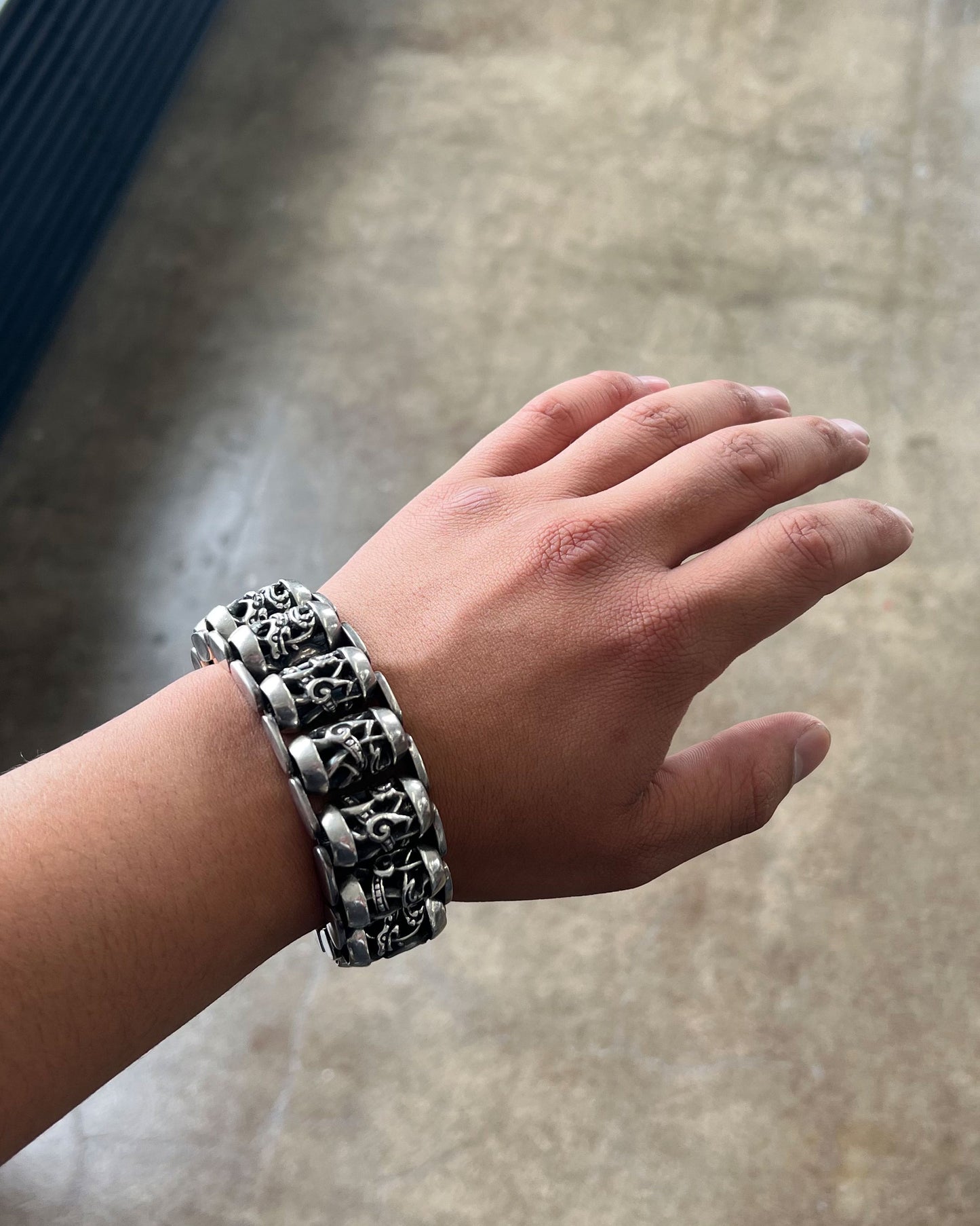 Silver Roller Bracelet