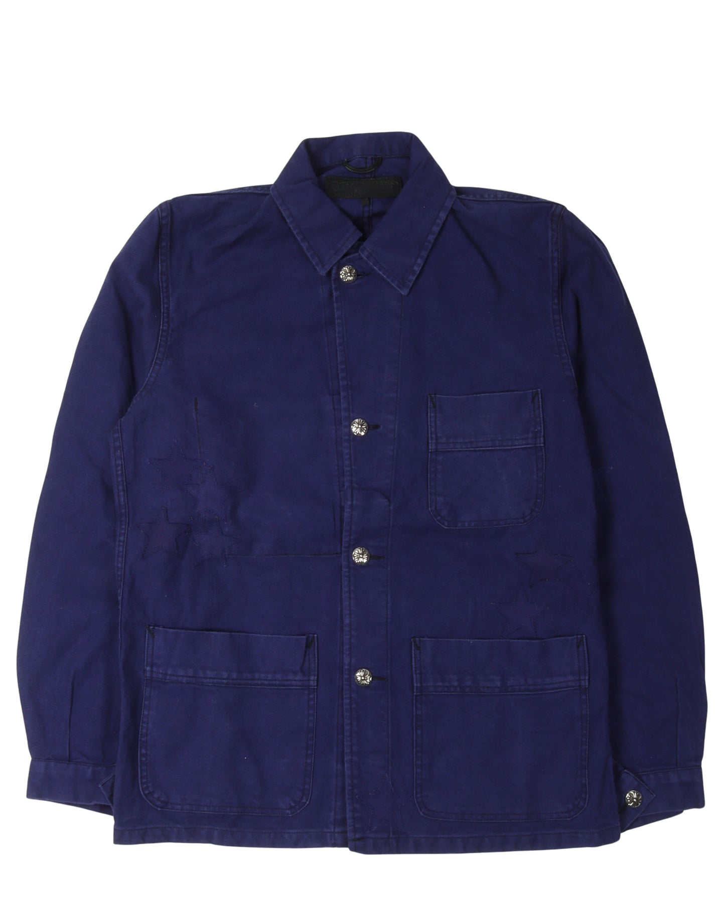 Art Basel Exclusive Bleu De Travail Star Patch Work Shirt