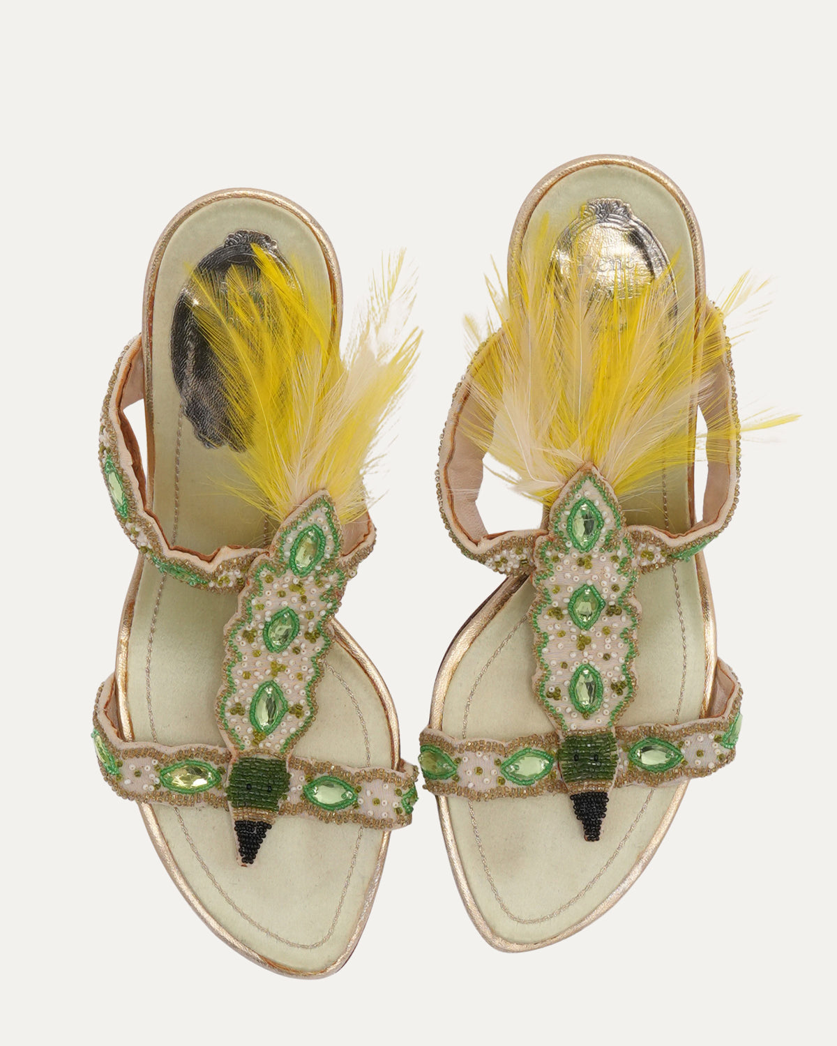 Vintage Beaded Sandals