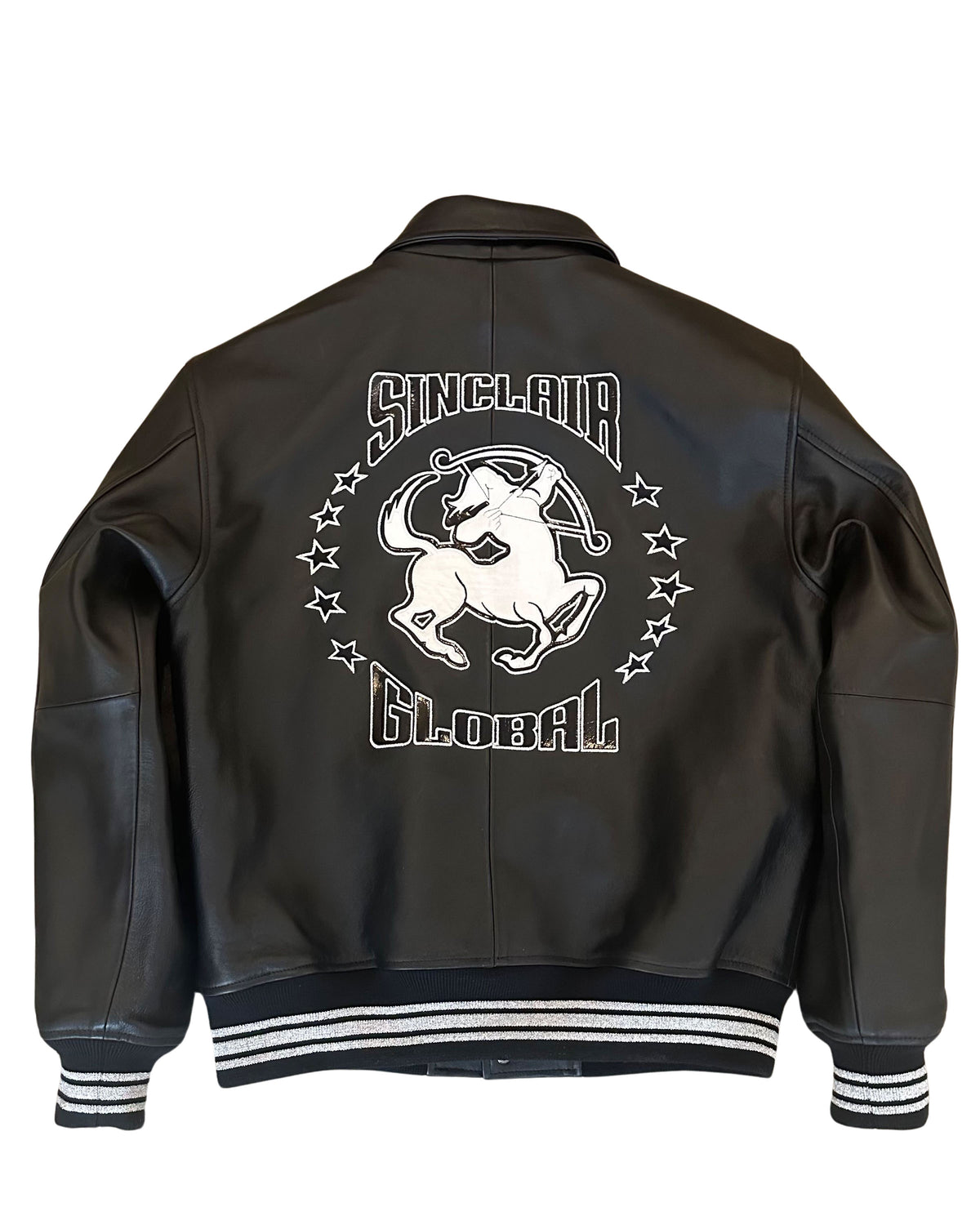 Friends & Family Collared Leather Jacket