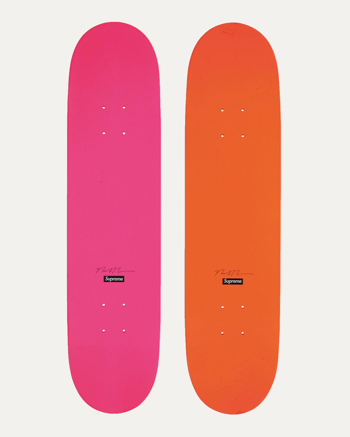 2007 Nate Lowman Skateboard Deck Set