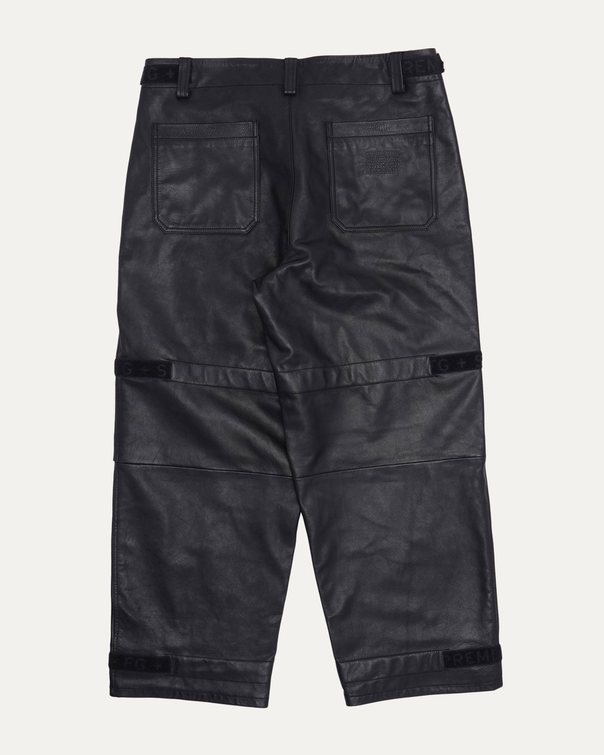 Marithé + François Girbaud Shuttle Tape Leather Cargo Pant