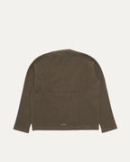 Cashmere Blend Vine Dagger Embroidered Crewneck Sweater