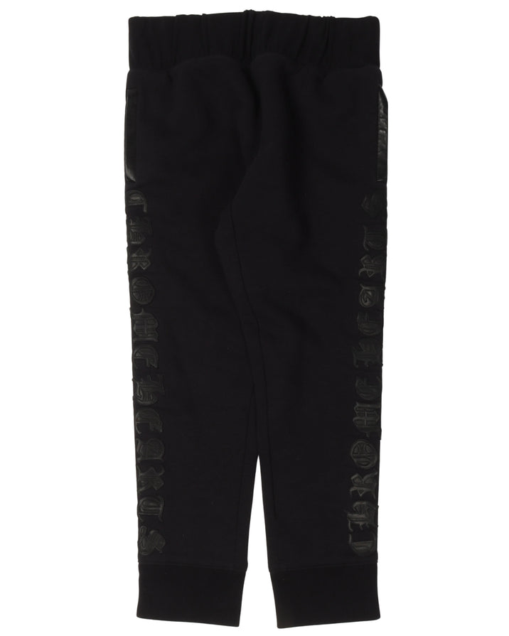 Tearaway Patch Leather Detail Sweatpants