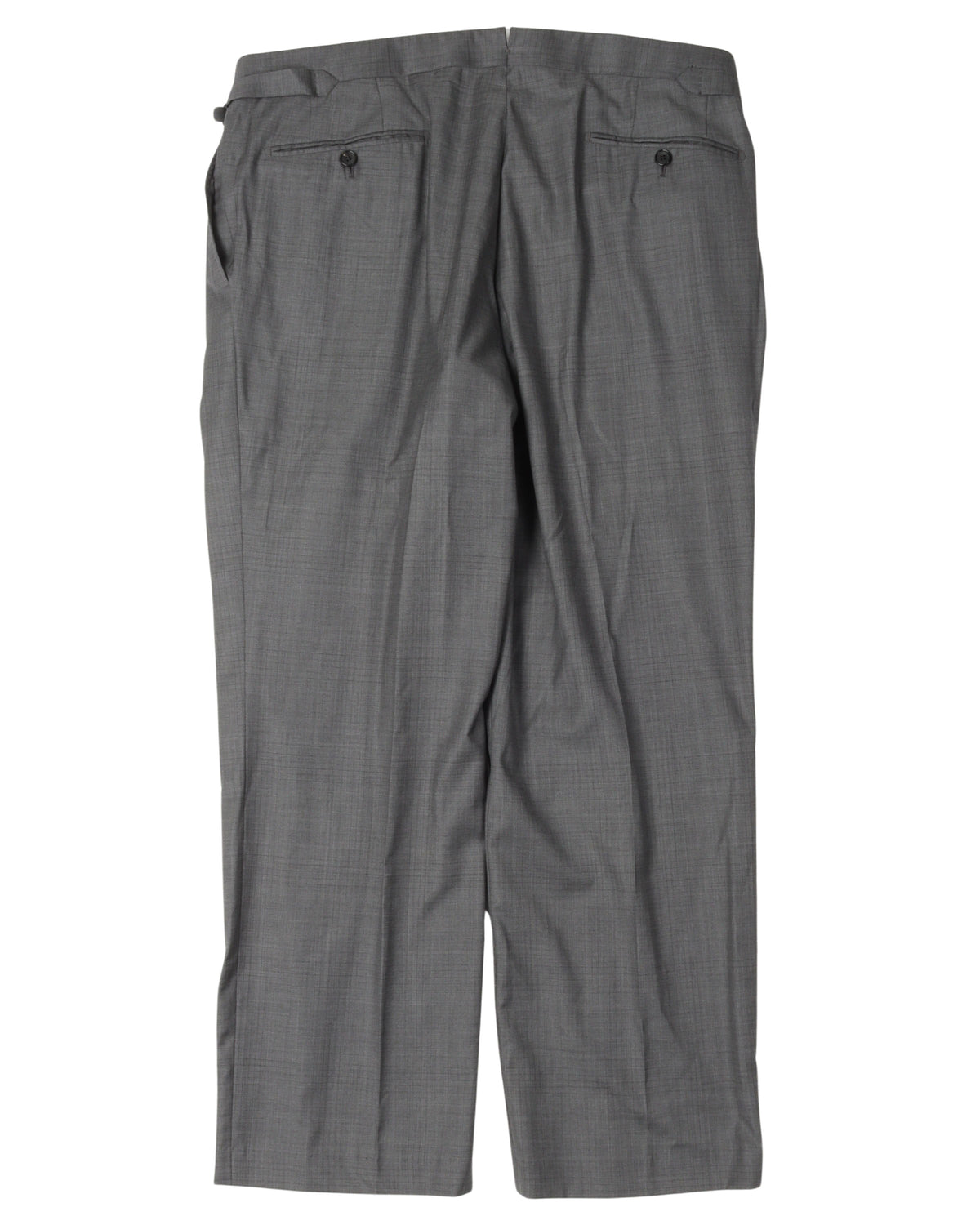 Pattern Wool Trousers