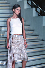 SS 1999 Camellia Print Skirt