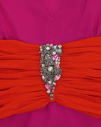 C. 2007 Embellished Silk Gown
