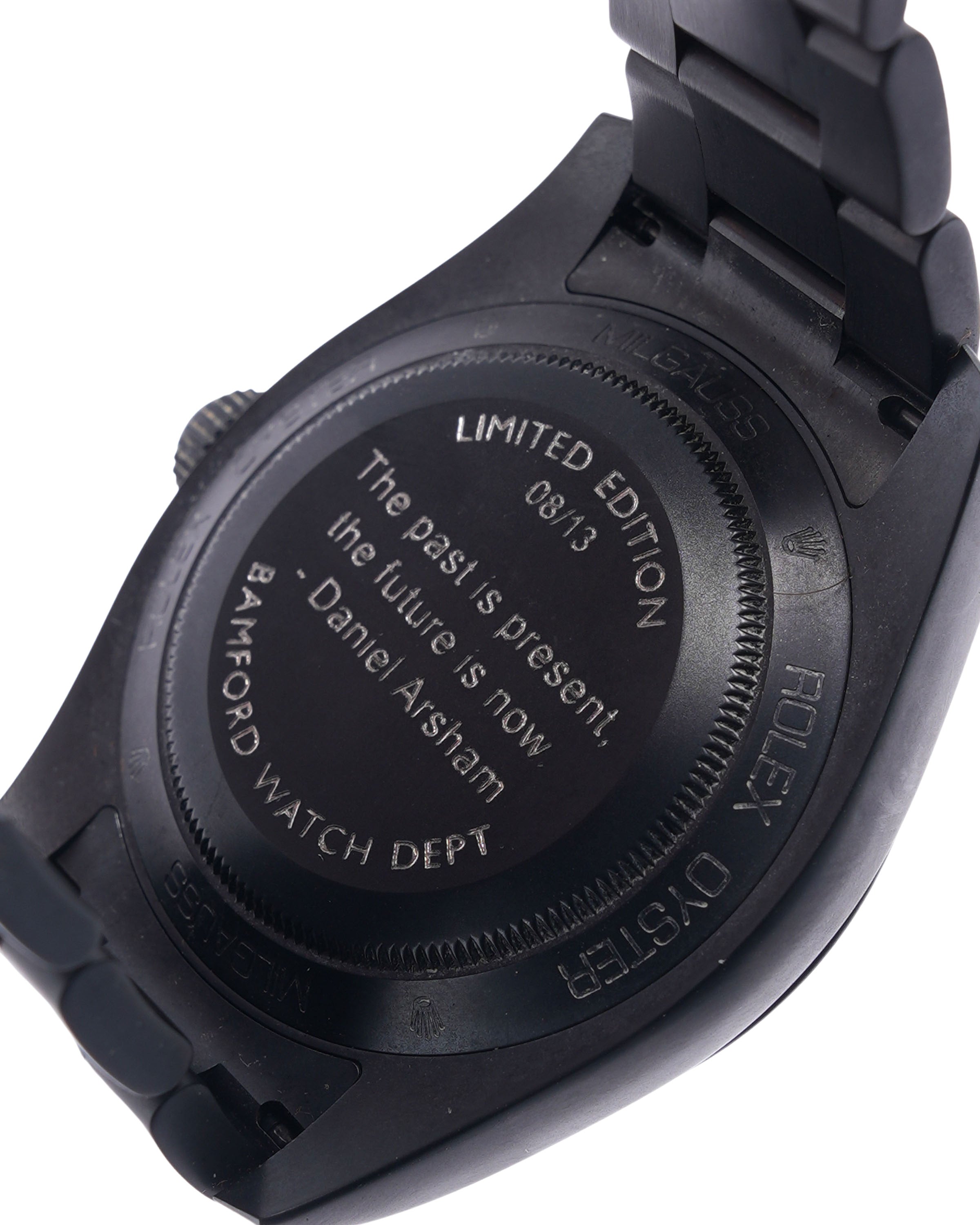 Bamford Watch Department Daniel Arsham THE BLACK MOON Milguass 40mm Watch