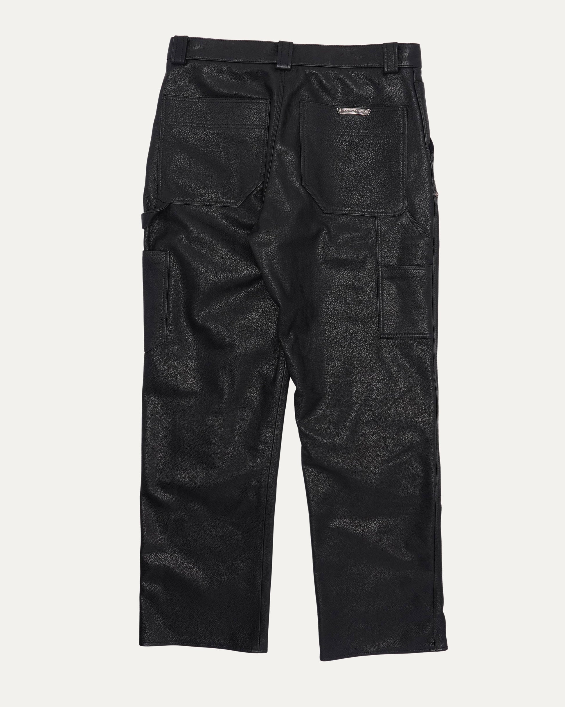 Leather Double Knee Carpenter Pants