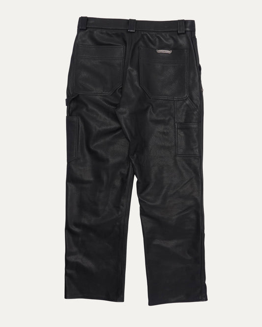 Leather Double Knee Carpenter Pants