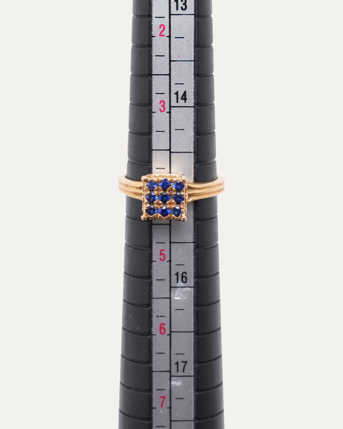 Gold and Sapphire Kate Hudson Butterfly Cross Cocktail Ring