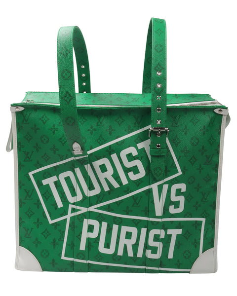 Only 274.00 usd for Tourist vs Purist Louis Vuitton Yellow Tote Bag Online  at the Shop