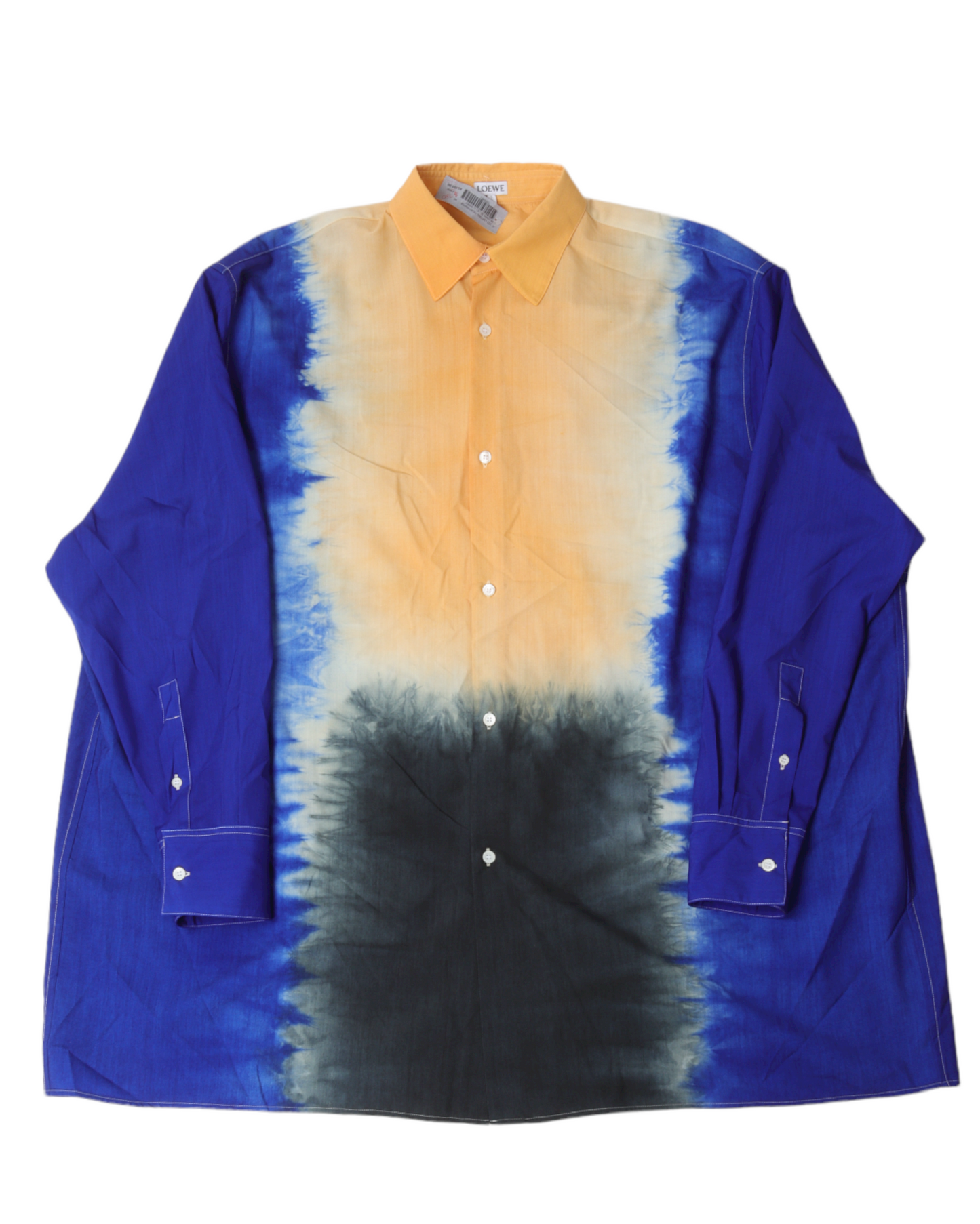 Oversized Wool Tie-Dye Shirt