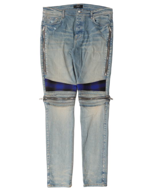 MX-2 Plaid Knee-Zip Denim