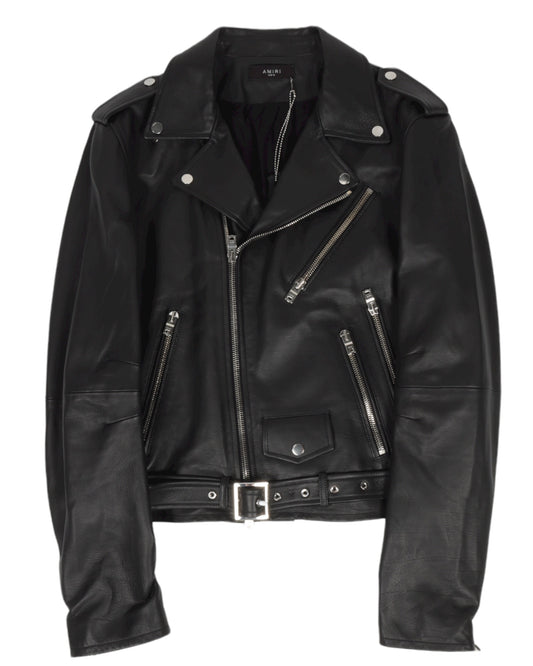 Paint Drip Perfecto Leather Jacket