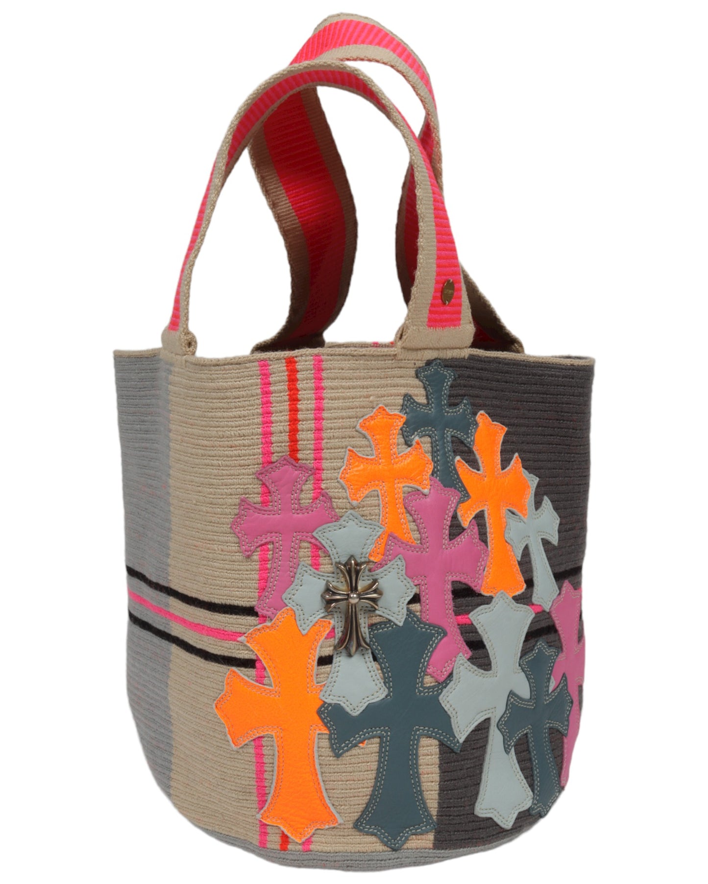Guanabana Cross Patch Bucket Bag