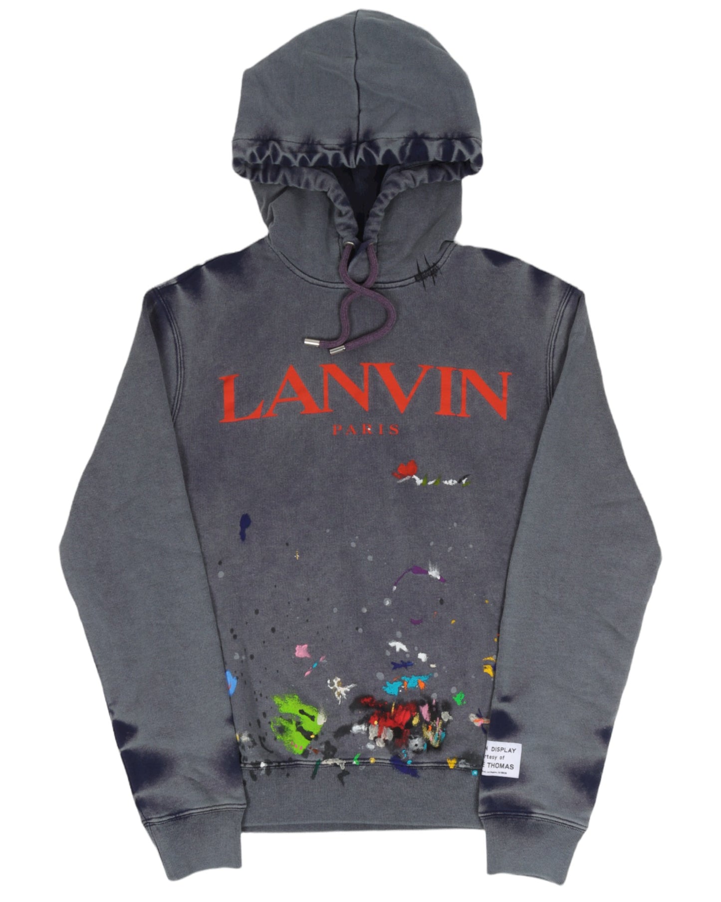 Lanvin Paint Splatter Hoodie