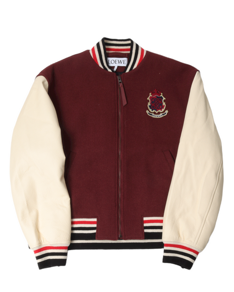 Loewe Herbarium Embroidered Varsity Jacket