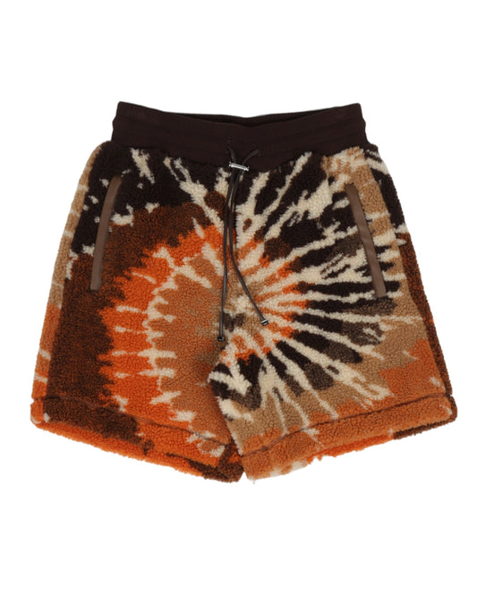 Tie Dye Fleece Shorts
