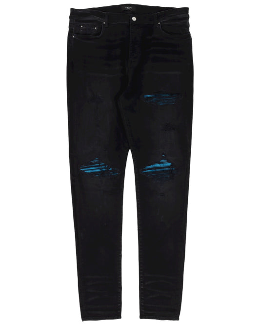 MX1 Cracked Paint Jeans