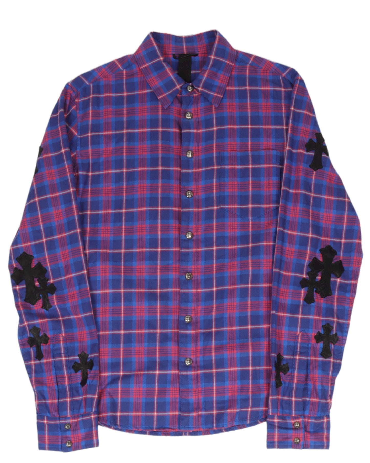 St. Barth Cross Patch Flannel Shirt