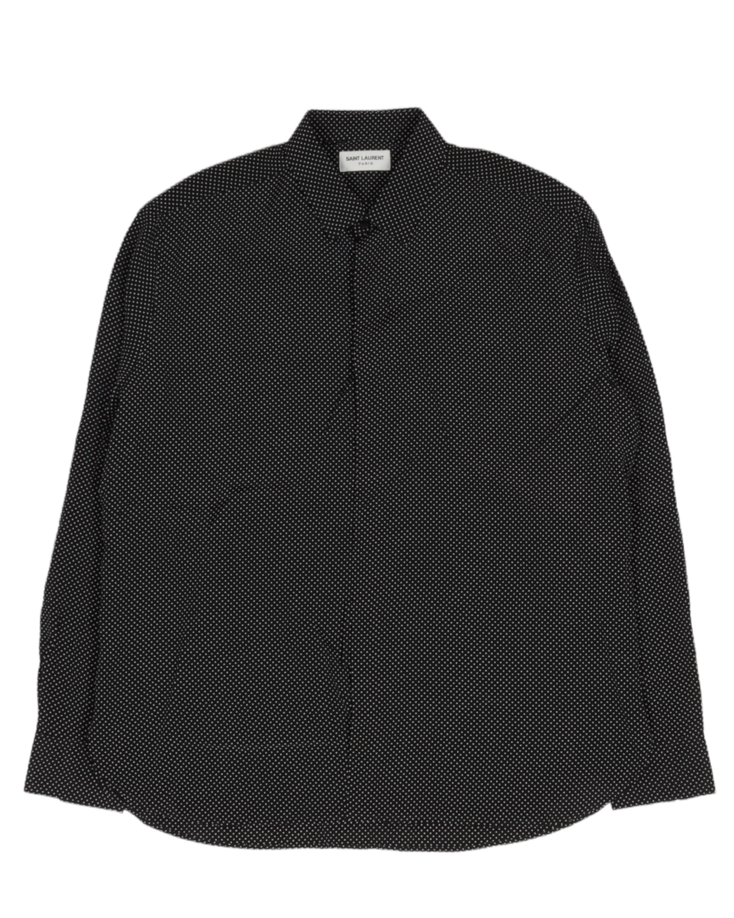 Silk Polka-Dot Shirt