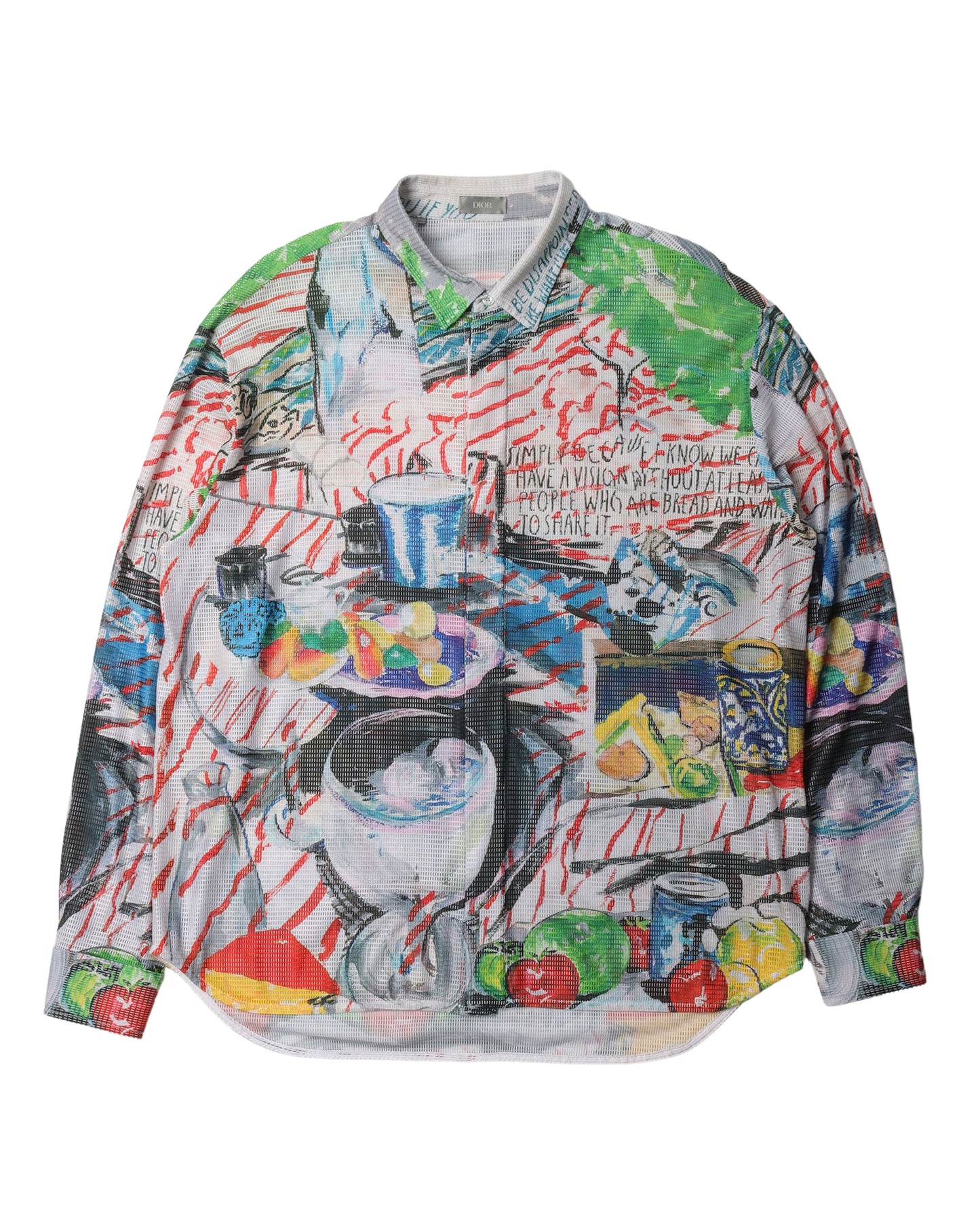 Mesh Long Sleeve Shirt