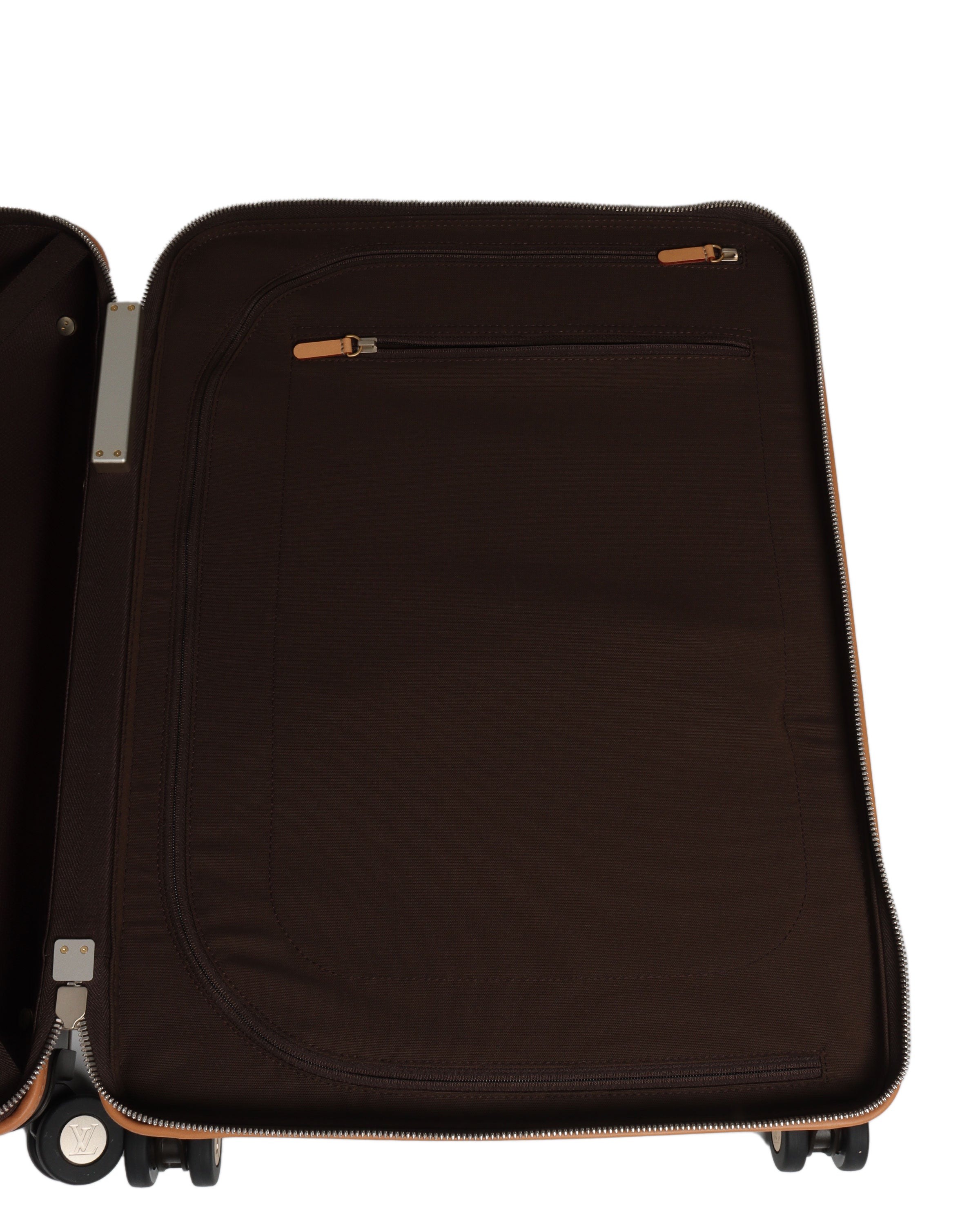 Louis Vuitton Monogram Titanium Horizon 55 Roller Suitcase M41226 Lv