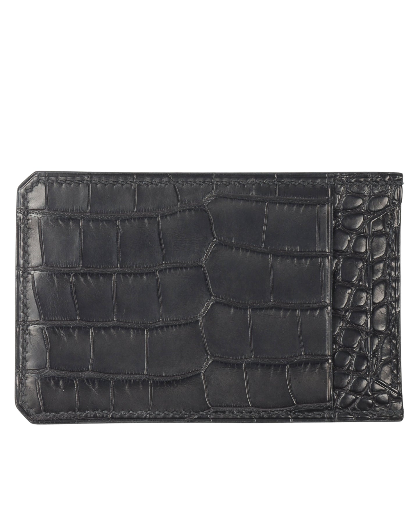 City 4CC Matte Alligator Cardholder