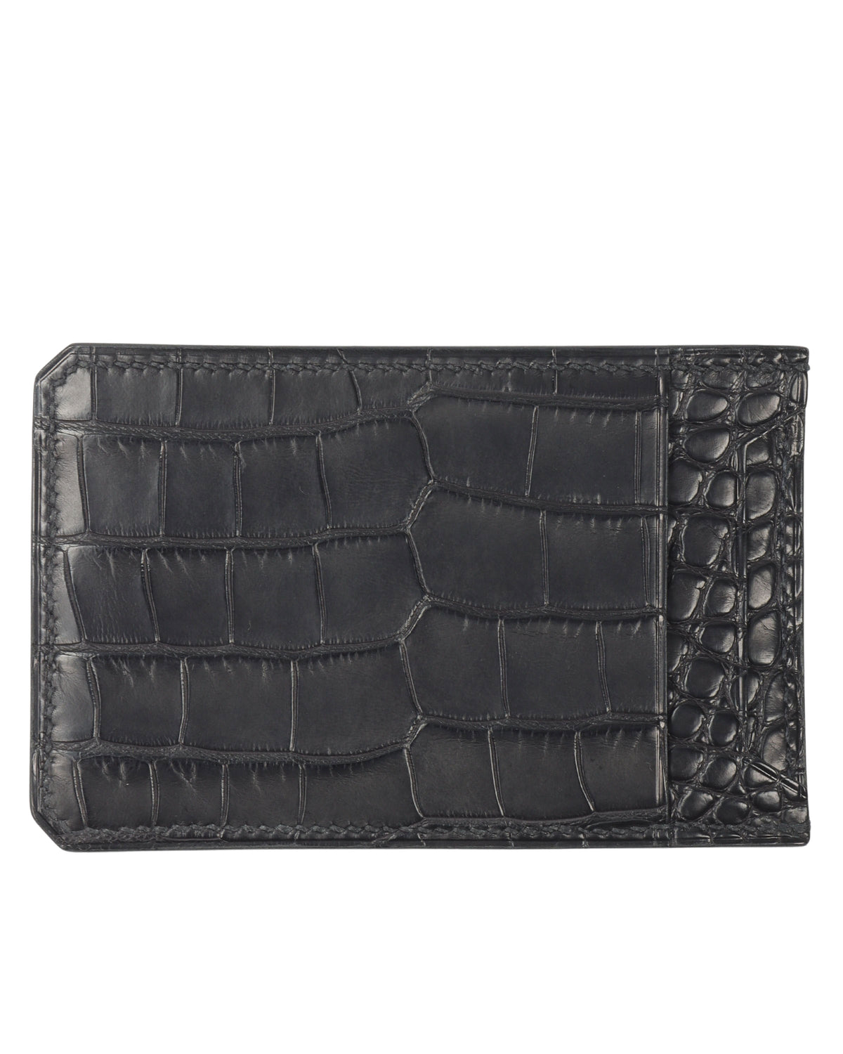 City 4CC Matte Alligator Cardholder