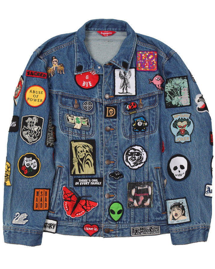 Patches Denim Trucker Jacket