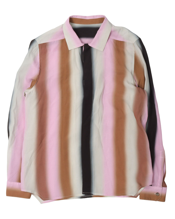 Phlegethon SS21 Striped Button Up Shirt